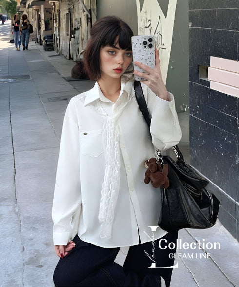 Drape Lace Shirt